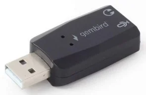 Фото: Зовнішня звукова карта Gembird SC-USB2.0-01 Black № 2 | KTC