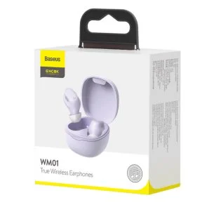 Фото: Навушники Baseus Encok WM01 TWS Purple (NGTW240005) № 7 | KTC