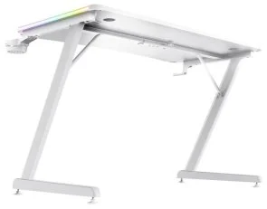 Фото: Стіл для геймерів Trust GXT 709W Luminus White (25328) № 5 | KTC