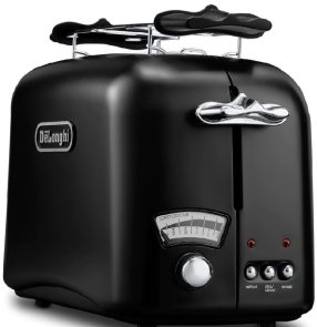 Тостер DeLonghi CT 021 BK Argento