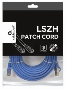 Фото: Патч-корд Cablexpert SFTP RJ45 Cat.6a 15m Blue (PP6A-LSZHCU-B-15M) № 2 | KTC