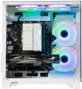 Фото: Персональний комп'ютер ARTLINE Gaming X43WHITE (X43Whitev40Win) - AMD Ryzen 5 5500 / 32 ГБ DDR4 / PCI-E SSD 1 ТБ / Nvidia / GeForce RTX 3050, 6 ГБ / AMD A320 / 500 Вт № 3 | KTC