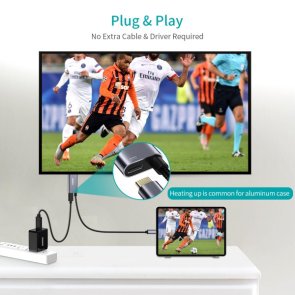 Кабель Choetech Type-C / HDMI 1.8m Grey (XCH-M180GY)