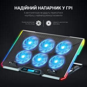 Підставка для ноутбука GamePro CP890 Black