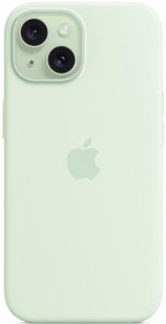 Чохол Apple for iPhone 15 - Silicone Case with MagSafe Soft Mint (MWNC3)