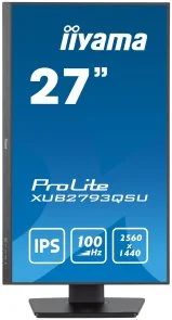 Фото: Монітор iiyama XUB2793QSU-B6 - 27" IPS / 2560×1440 / 100 Гц / Pivot / HAS № 2 | KTC