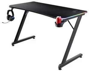 Фото: Стіл для геймерів Trust GXT 709W Luminus Black (25184) № 2 | KTC
