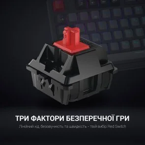 Фото: Клавіатура GamePro MK120R Red Switch USB Black № 12 | KTC