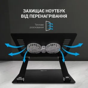 Фото: Підставка для ноутбука OfficePro LS122B Black № 8 | KTC