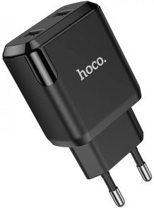 Зарядний пристрій Hoco N7 2U 2.1A Black (N7_Black)