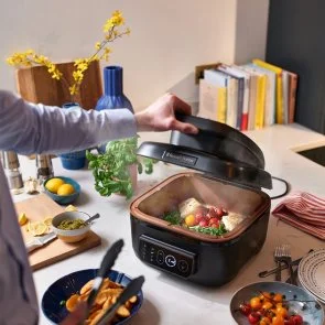 Фото: Мультипіч Russell Hobbs SatisFry Air and Grill Black/Orange (26520-56) № 8 | KTC