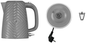 Фото: Електрочайник Russell Hobbs Groove Grey (26382-70) № 5 | KTC