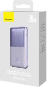 Батарея універсальна Baseus Bipow Pro 10000mAh 20W Purple (PPBD040105)