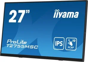 Фото: Монітор iiyama T2755MSC-B1 Black - 27" IPS / 1920×1080 / 60 Гц № 4 | KTC