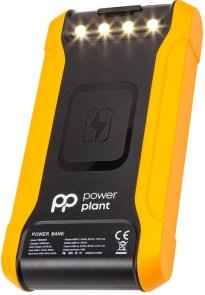 Батарея універсальна PowerPlant 20000mAh 18W/Wireless Charger/Solar Yellow (PB930487)