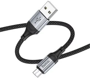 Фото: Кабель Hoco X102 2.4A AM / Micro USB 1m Black (6942007608763) № 3 | KTC