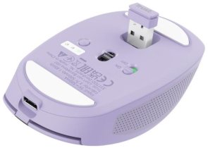 Миша Trust Ozaa Compact Multi-Device Wireless Purple (25384)