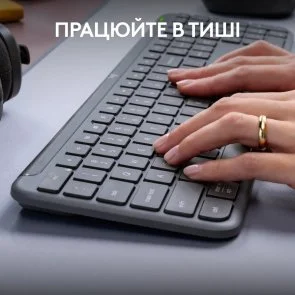 Фото: Клавіатура Logitech Signature Slim K950 Wireless Graphite (920-012465) № 6 | KTC
