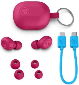 Фото: Навушники JLAB JBuds Mini TWS Pink (IEUEBJBMINIRPNK124) № 6 | KTC