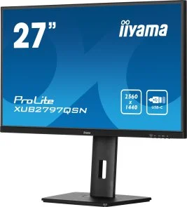 Фото: Монітор iiyama ProLite XUB2797QSN-B1 Black - 27" IPS / 2560×1440 / 100 Гц / Pivot / HAS № 4 | KTC
