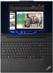 Фото: Ноутбук Lenovo ThinkPad E16 G2 21M6S2BD00 Black - 16" IPS 60 Гц / AMD Ryzen 7 / 7735HS / DDR5 32 ГБ / PCI-E SSD 1 ТБ / Radeon 680M № 4 | KTC