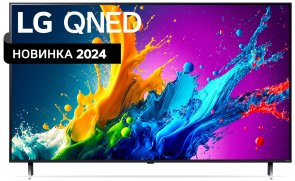 Телевізор QNED LG 55QNED80T6A (Smart TV, Wi-Fi, 3840x2160)