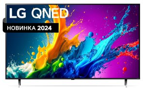 Телевізор QNED LG 75QNED80T6A (Smart TV, Wi-Fi, 3840x2160)