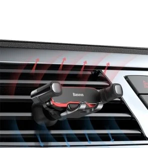 Фото: Кріплення для мобільного телефону Baseus Mr Hui Gravity Car Mount Black (SUYL-HU01) № 5 | KTC