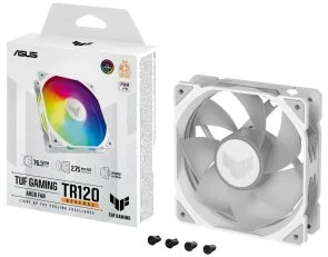 Фото: Кулер ASUS TUF Gaming TR120 ARGB Reverse White (90DA00D3-B09000) № 6 | KTC