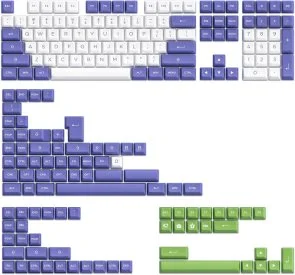 Фото: Набір кейкапів Akko Periwinkle Very Peri Fullset Keycaps (6925758618595) № 3 | KTC