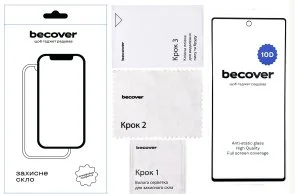 Фото: Захисне скло BeCover 10D for Google Pixel 6A - Black (711488) № 5 | KTC
