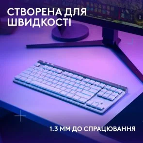 Фото: Клавіатура Logitech G515 Lightspeed TKL Tactile White (920-012539) № 3 | KTC