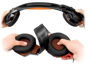 Фото: Гарнітура Real-EL GDX-7700 Black/Orange (EL124100016) № 9 | KTC