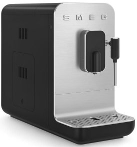 Кавомашина Smeg Coffee Machine With Steam Wand Black (BCC12BLMEU)