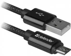 Фото: Кабель Defender 08-03T Pro AM/ Micro USB 1m Black (87802) № 2 | KTC