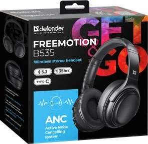 Фото: Навушники Defender FreeMotion B535 Black (63535) № 6 | KTC