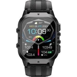 Фото: Смарт годинник Oukitel BT20 Black/Blue (6931940742160) № 4 | KTC