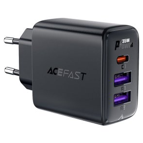 Зарядний пристрій Acefast A57 GaN 35W Black (6974316282730)