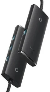 Фото: USB-хаб Baseus 4 Port Lite Series 1m Black (WKQX030401) № 2 | KTC