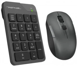 Фото: Комплект клавіатура+миша A4tech FG1600C Air2 Grey № 2 | KTC