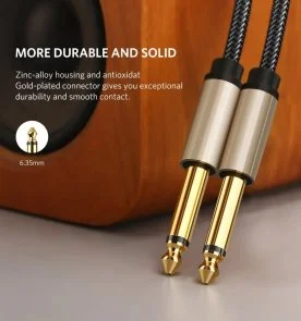 Фото: Кабель UGREEN AV128 Jack 6.35mm / Jack 6.35mm 2m Gray (UGR-10638) № 2 | KTC