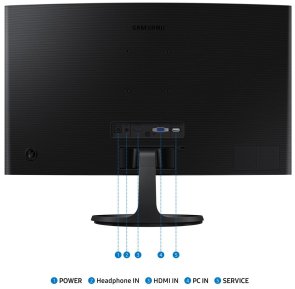 Монітор Samsung LS24D360GAIXCI Black