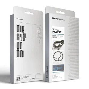 Фото: Ремінець для смартфону ArmorStandart Rope Titanium Grey with Clear holder (ARM76099) № 6 | KTC