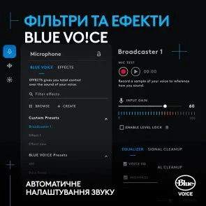 Фото: Мікрофон Logitech G Yeti GX Dynamic RGB LIGHTSYNC Black (988-000569) № 5 | KTC