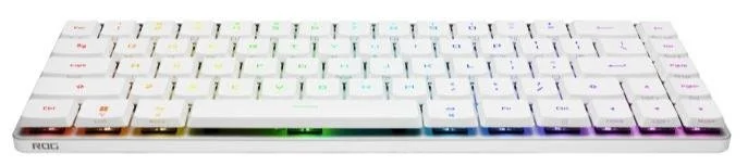Фото: Клавіатура ASUS ROG Falchion RX Low Profile Red WL/BT RGB EN/UA White (90MP03EC-BKMA10) № 7 | KTC