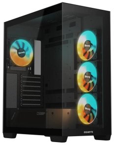 Корпус Gigabyte C500 Panoramic Stealth Black with window (GB-C500P ST)