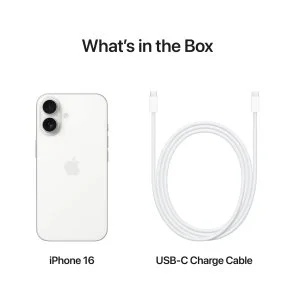Фото: Смартфон Apple iPhone 16 128GB White (MYE93) № 9 | KTC