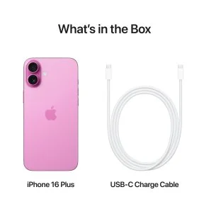 Фото: Смартфон Apple iPhone 16 Plus 256GB Pink (MXY13) № 10 | KTC