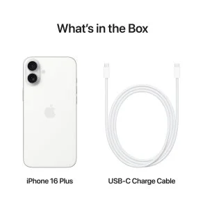 Фото: Смартфон Apple iPhone 16 Plus 128GB White (MXVV3) № 9 | KTC