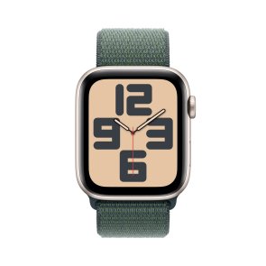 Смарт годинник Apple Watch Series SE 2 2024 GPS 40mm Starlight Aluminium Case with Lake Green Sport Loop (MXEH3)